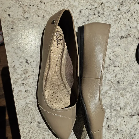 Life Stride Taupe Loafers - Picture 2 of 3